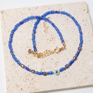 Heart Eyes: Blue Crush Necklace