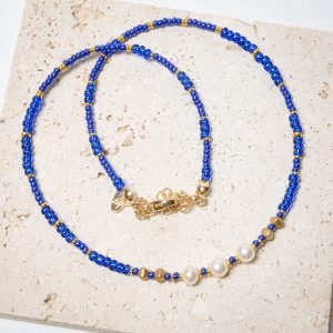 Pearl Street: Cobalt Cove Necklace