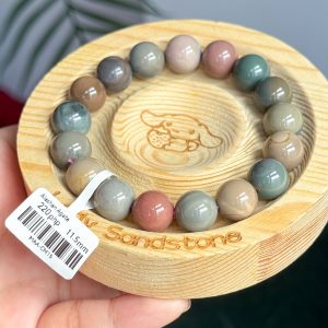 Multicolour Alashan Agate 11.5mm