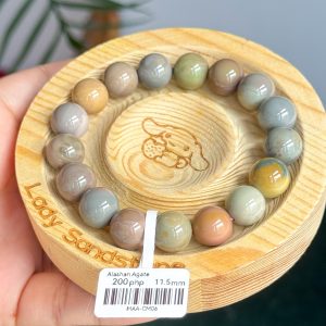 Multicolour Alashan Agate 11.5mm