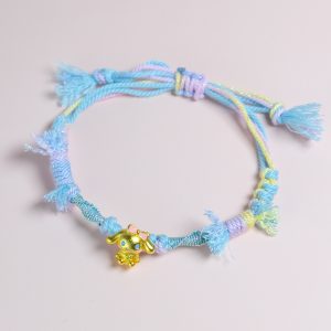Cloud Pup: Handwoven Cinna Charm Bracelet