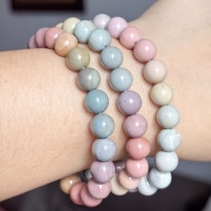 Rainbow Gradient Alashan Agate 9mm