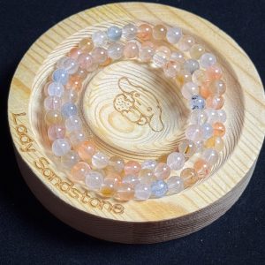 Multicolour Rabbit Hair Quartz 3-laps 6mm