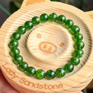 Chrome Diopside Bracelet 8.7mm