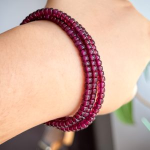 Purple Garnet Abacus 4mm