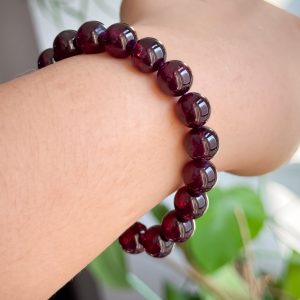 Purple Garnet Bracelet 10mm
