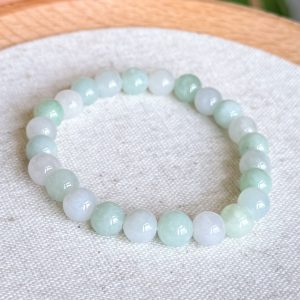 Mixed Color Jade Bracelet 7.5mm