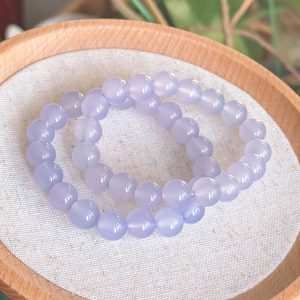 Purple Chalcedony Bracelet 10mm