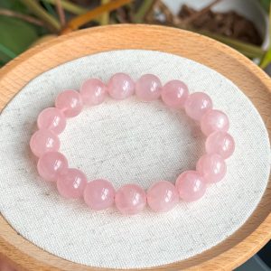 Rose Quartz Bracelet 12.8mm