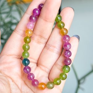 HQ Neon Tourmaline Bracelet 7mm