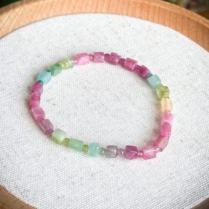 Cube Mix Tourmaline Bracelet 4.3mm