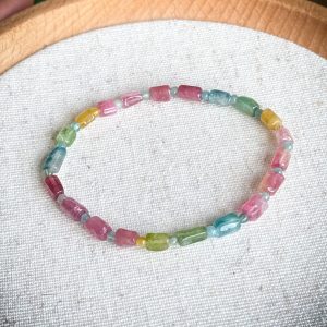 Freeform Mix Neon Tourmaline Bracelet