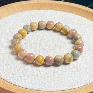 HQ Caramel Polychrome Alashan Agate 8.5mm
