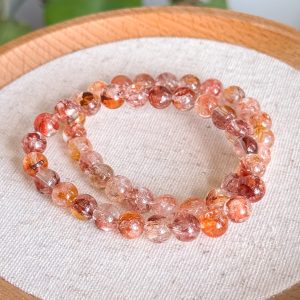 Fire Quartz 7.5mm Bracelet
