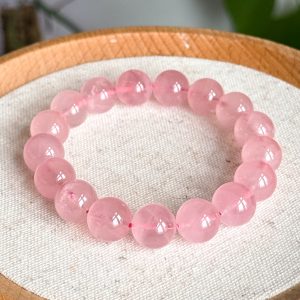 Rose Quartz Bracelet 12mm