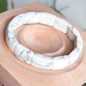 Howlite Soft Bangle 11mm
