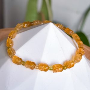 Yellow Tourmaline Pixiu Bracelet