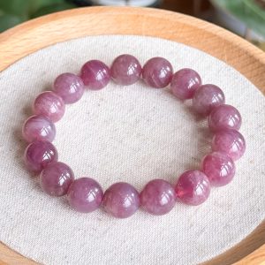 Purple Madagascar Rose Quartz Bracelet 13mm