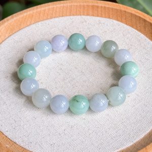 Light Blue with Green Jade 12.5mm Type A