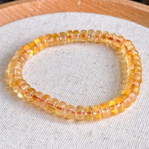 Citrine Abacus Bracelet 7.2mm